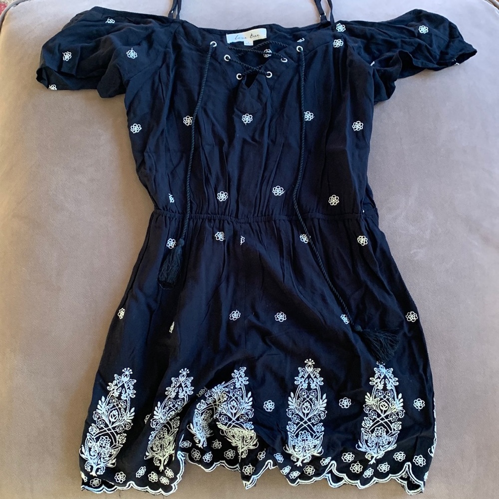 Off the shoulder romper